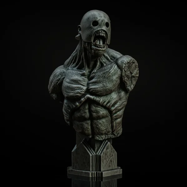 Uruk Hai Berserker, 3D printable bust