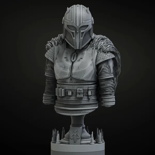 The Armorer, 3D printable bust