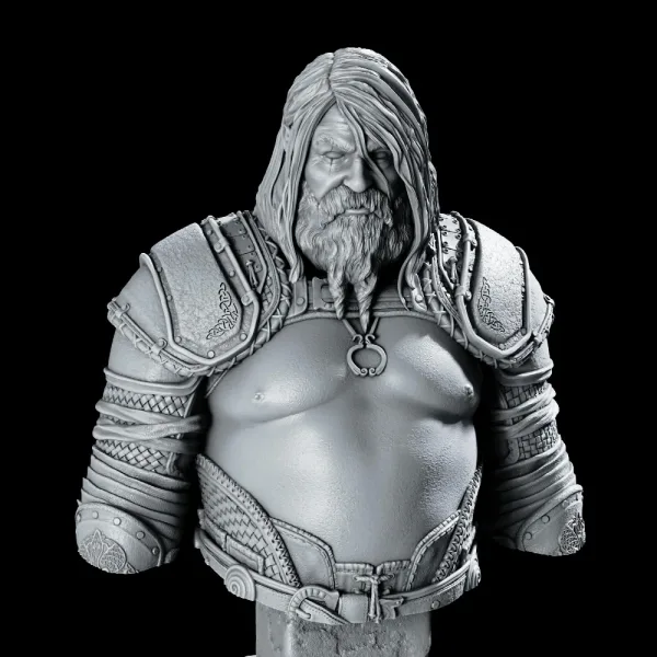 Thor bust, 3D printable bust