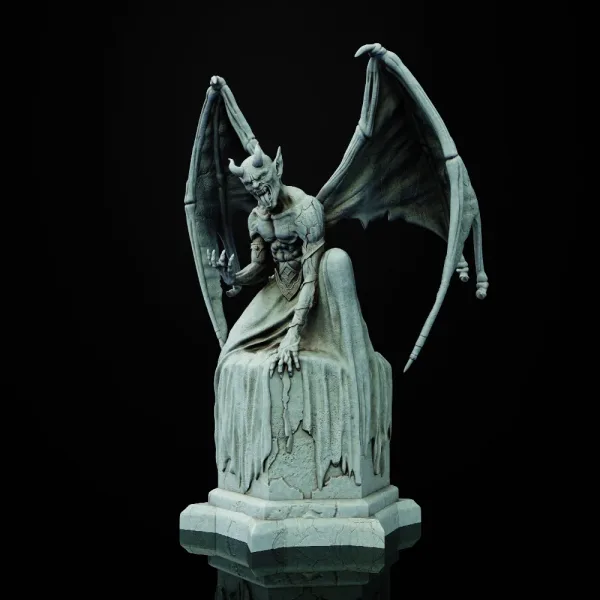 Gargoyle, 3D printable figure