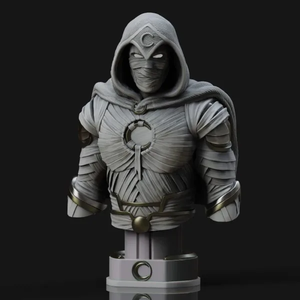 Moon Knight Bust, 3D printable bust