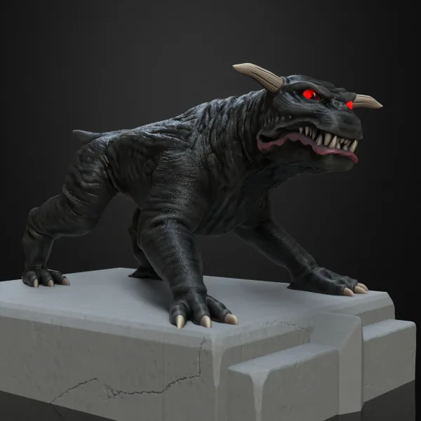 Zuul Terror Dog – Ghostbusters, 3D printable bust