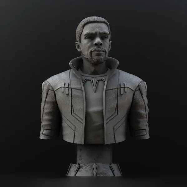 TChalla – What if, 3D printable bust