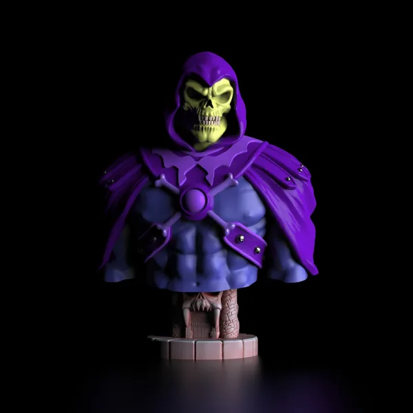 Skeletor Bust, 3D printable bust