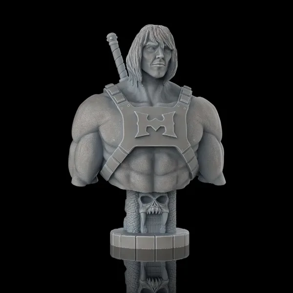 He-Man Bust, 3D printable bust