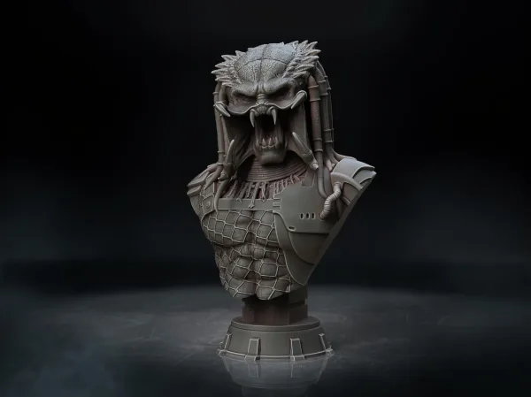 Predator Bust, 3D printable bust