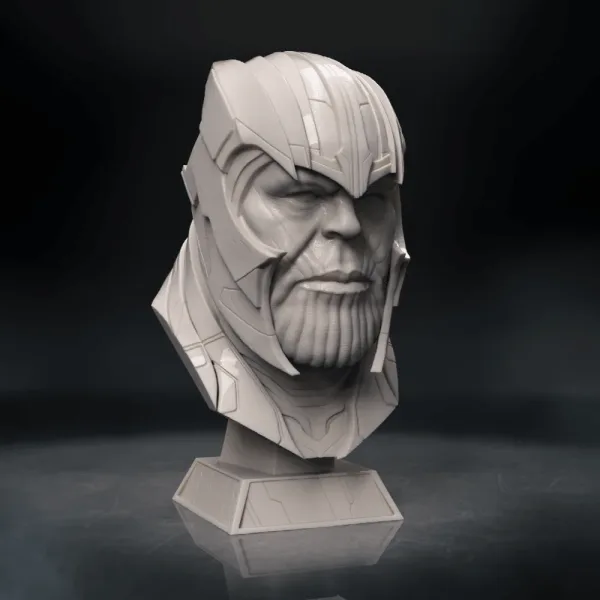 Thanos Head, 3D printable bust