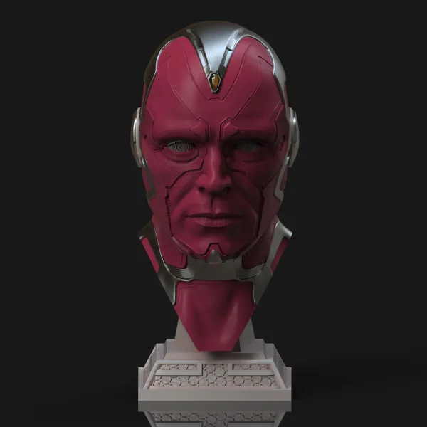 Vision Head, 3D printable bust