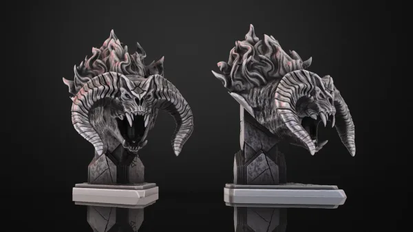 Balrog Bust – Lord of the Rings, 3D printable bust