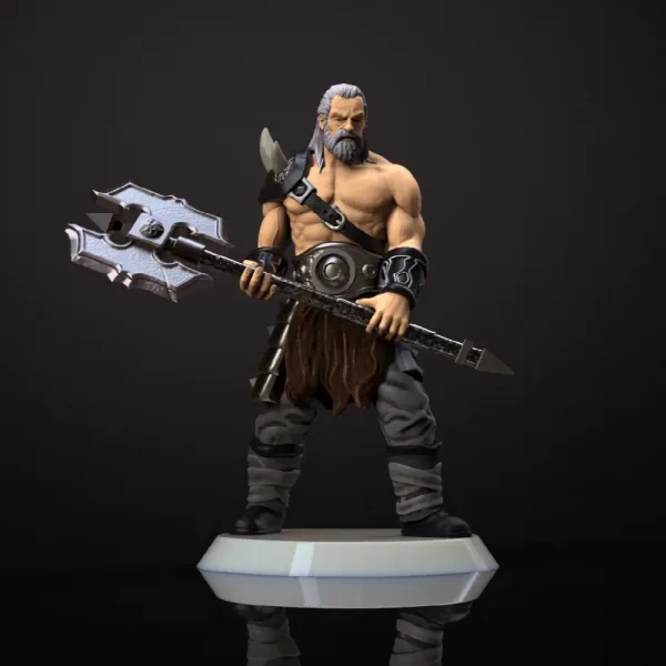 Berserker, 3D printable miniature