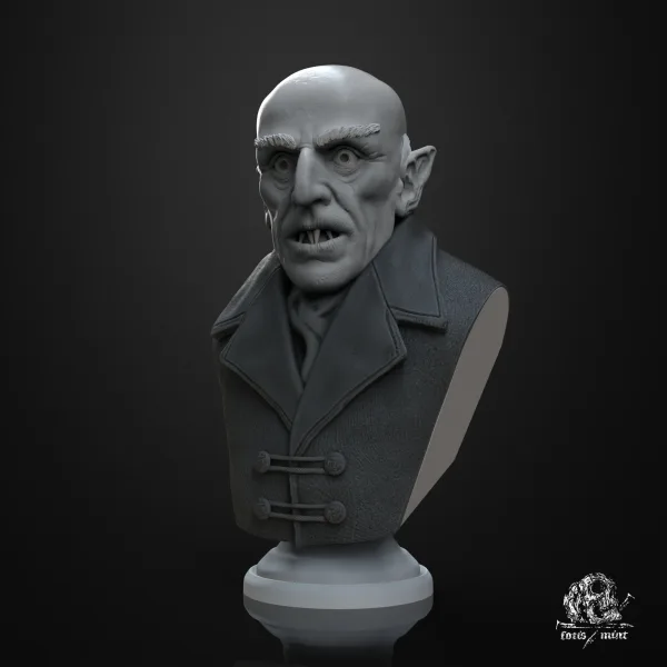 Nosferatu, 3D printable bust