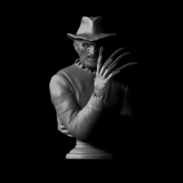Freddy Krueger, 3D printable bust