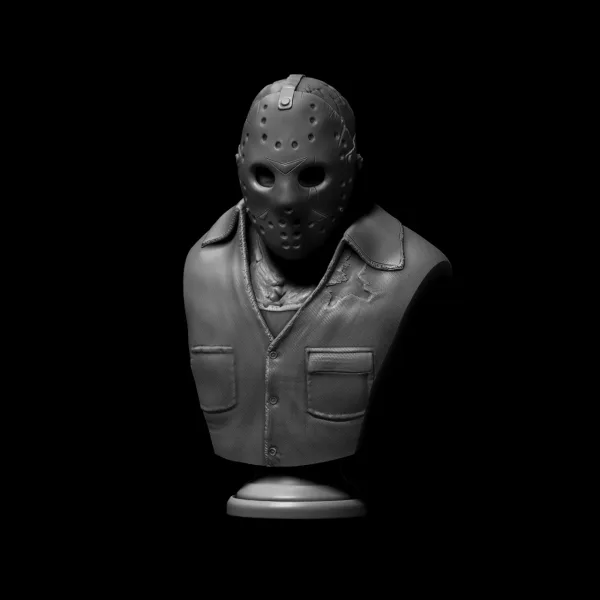 Jason Voorhees, 3D printable bust
