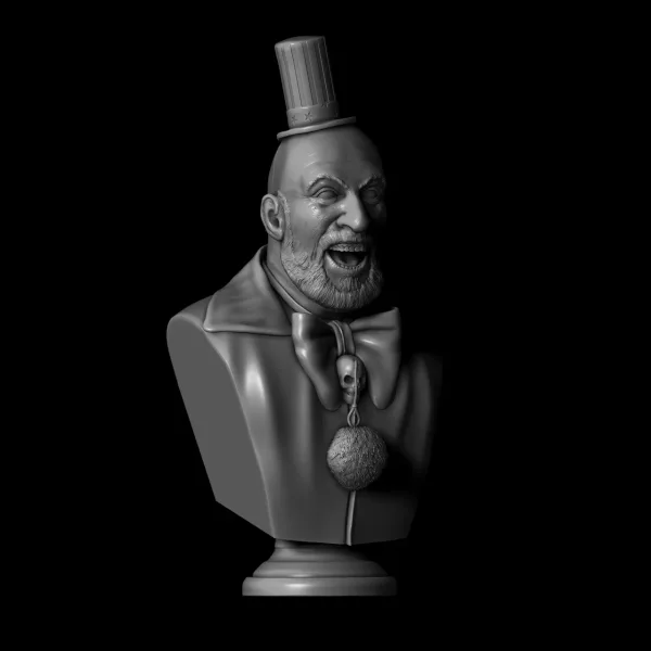 Captain Spaulding, 3D printable bust