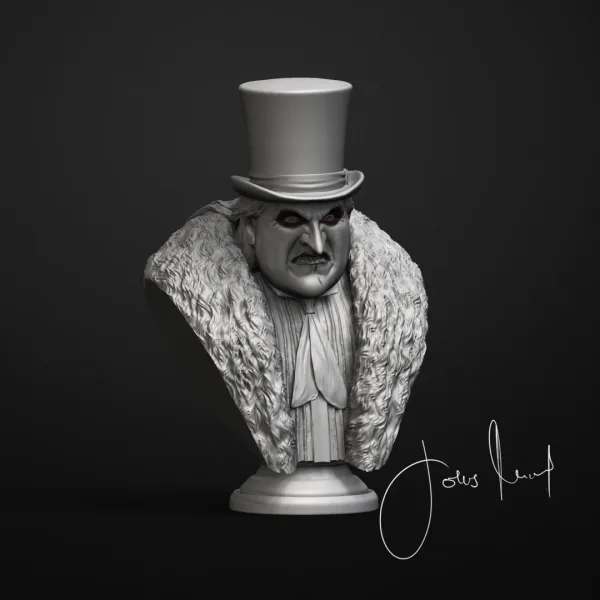 Penguin (Tim Burton version), 3D printable bust