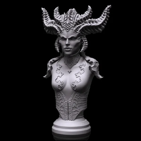 Lilith Bust – Diablo, 3D printable bust