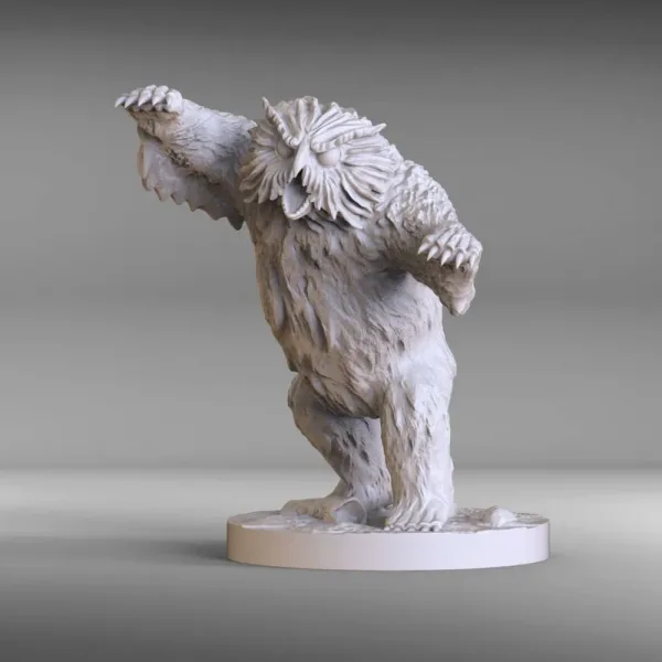 Owlbear Miniature, 3D printable miniature