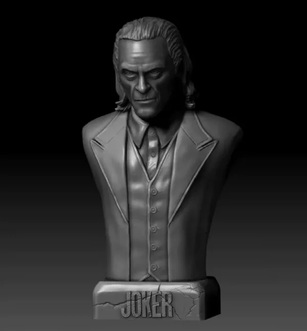 The Joker, 3D printable bust
