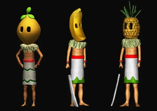 The Cannibals – Monkey Island, 3D printable figure