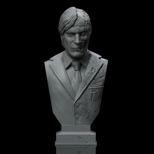 Harvey Dent, 3D printable bust