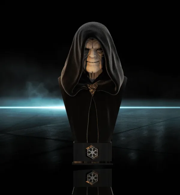 Darth Sidius, 3D printable bust