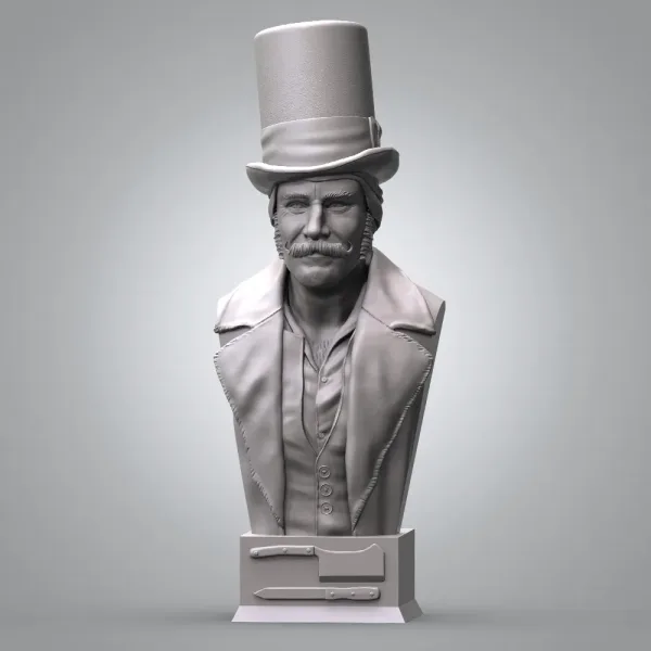 Bill the Butcher – Gangs of New York, 3D printable bust