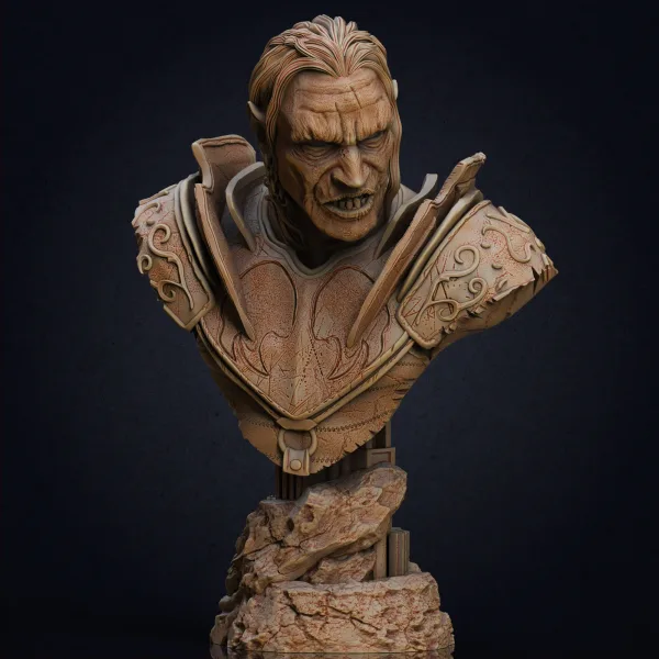 Gorbag bust, 3D printable bust
