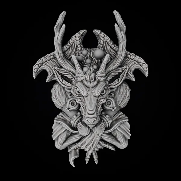 Furfur – Ars Goetia, 3D printable bust