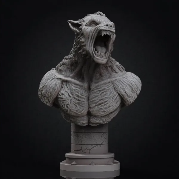 Werewolf bust