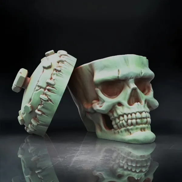 Frankenstein Monster Skull Bowl, 3D printable prop