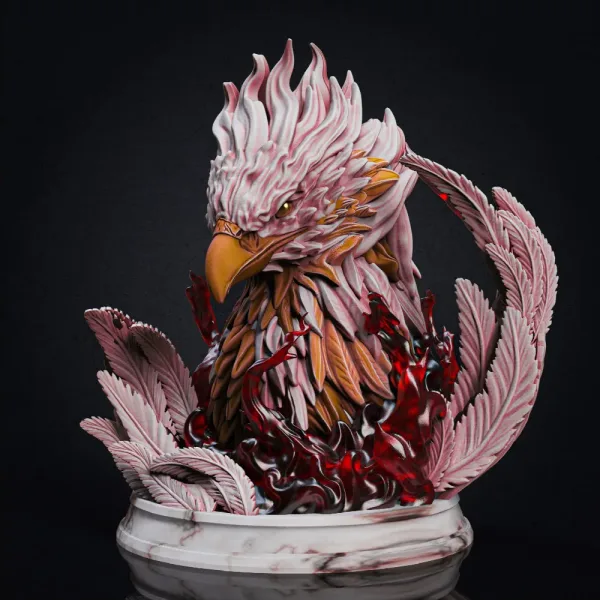 Phoenix bust