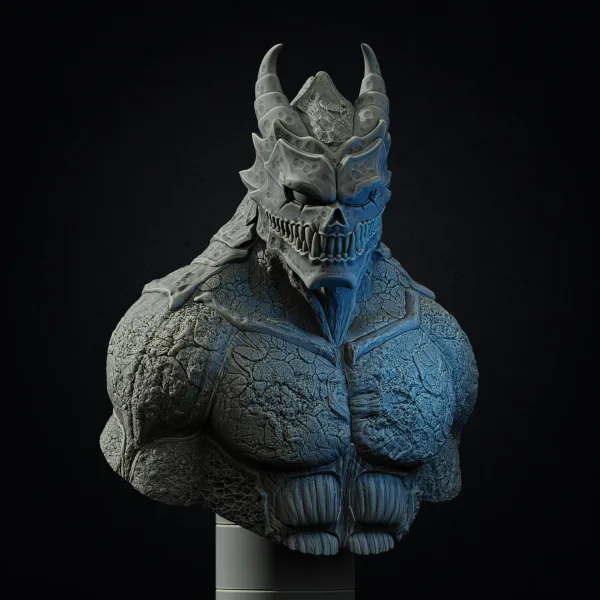 Kaiju 8 bust, 3D printable bust