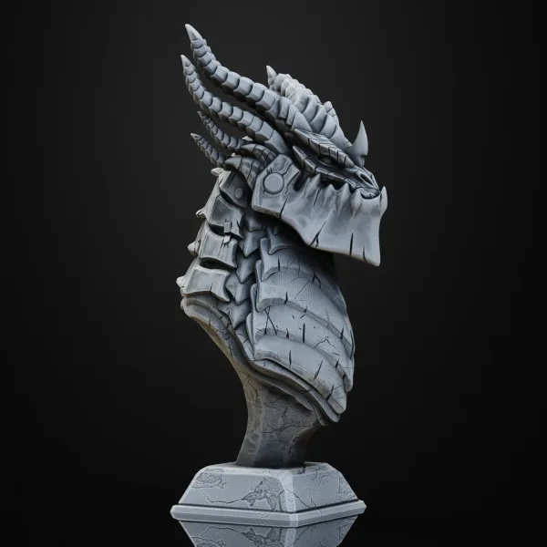 Deathwing bust, 3D printable bust