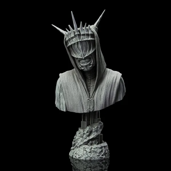 Mouth of Sauron bust, 3D printable bust