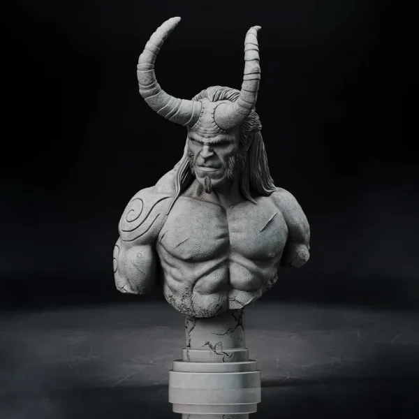Hellboy bust