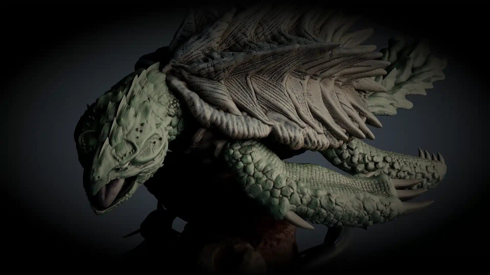 Dragon Turtle, sculpted by Fotis Mint Studios